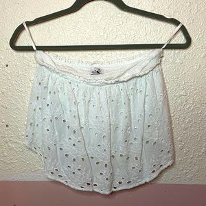 Hollister eyelet tube top